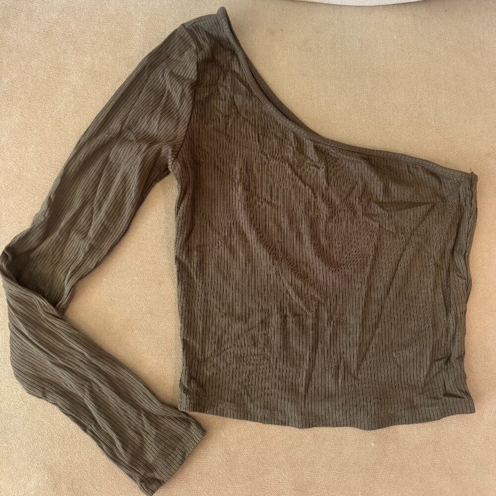 Olive Green Going Out Top